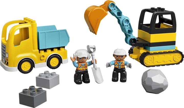 Actual product image LEGO DUPLO excavators and trucks (10931)