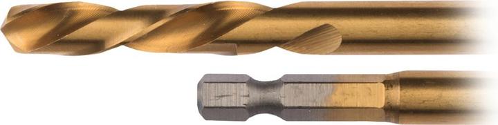 Actual product image Makita Punta metallo HSS-TiN con codolo esagonale 1/4" (3)