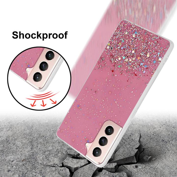 Produktbild Cadorabo TPU Cover funkelnder Glitter (Samsung Galaxy S21 5G)