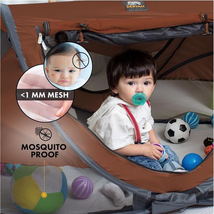 Actual product image Deryan Travel Cot and Play Tent Peuter Luxe