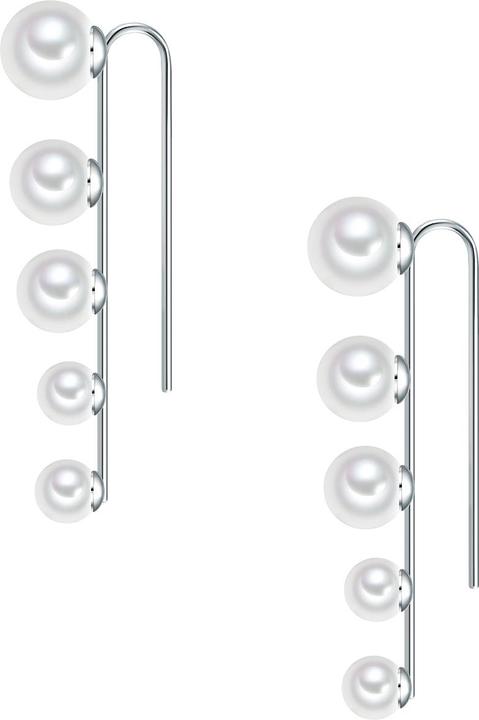 Actual product image Lulu & Jane Ladies brass shell bead silver - 29495 (Brass)