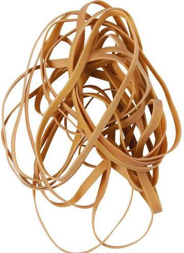 Actual product image Office Depot Rubber bands 6 mm 100 mm Beige 500 g (1 pcs.)