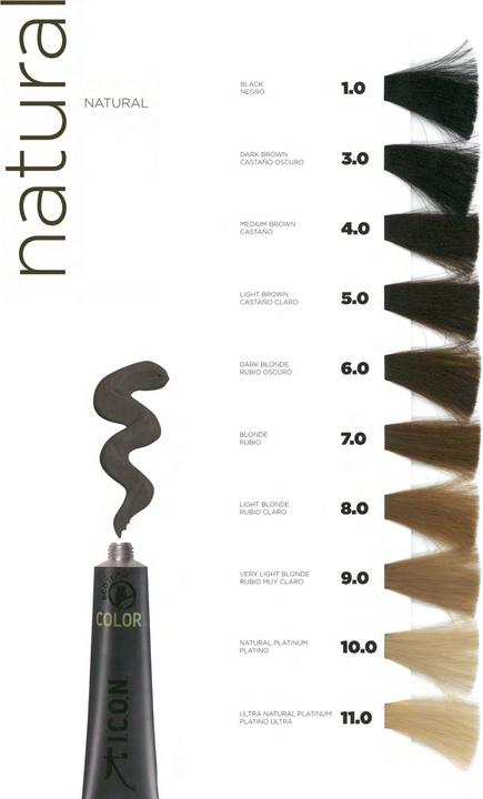Actual product image I.C.O.N. ECOTECH COLOR natural colour #6.0 dark blonde 60 ml (6.0)