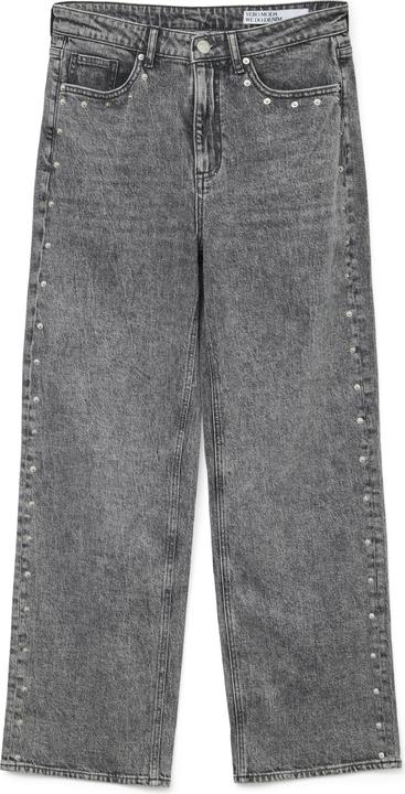 Vero Moda VMTESSA Hohe Taille Weiter Beinschnitt Jeans Weit geschnitten (W28/L32)
