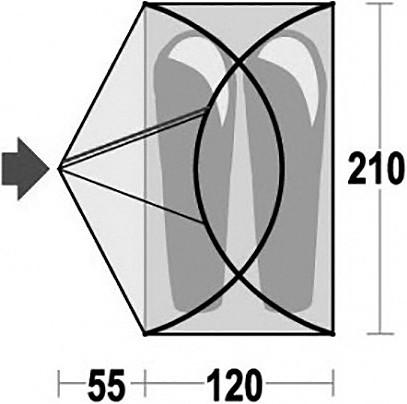 Actual product image Ferrino Maverick (Dome tent, 2.50 kg, 2 persons)