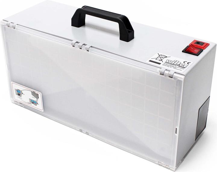 Actual product image Wiltec Airbrush Extractor 3 m³/min Complete Set Extraction Unit Spray Booth Extractor Fan Portable Filter