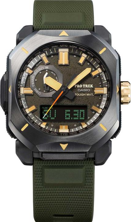 Immagine prodotto Casio Pro-Trek - PRW-6900Y-3ER (Orologio digitale, Orologio da polso analogico, 45 mm)
