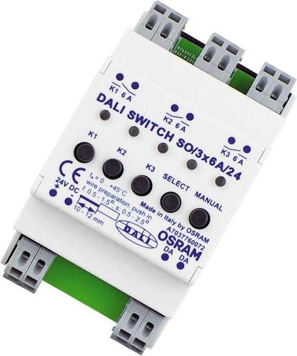 Immagine prodotto Osram INTERRUTTORE DALI SO - 0 - 45 °C - 54 mm - 96 mm - 62 mm - 169.53 g