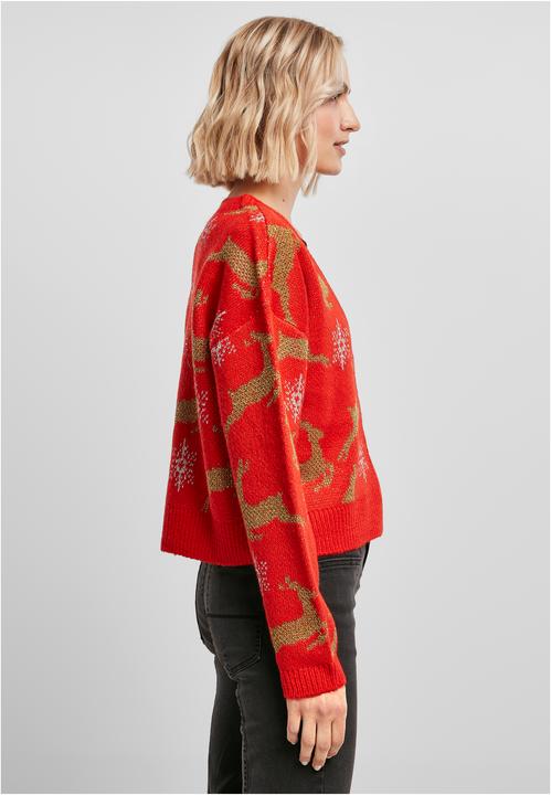 Produktbild Urban Classics Ladies Short Oversized Christmas Cardigan (3XL)