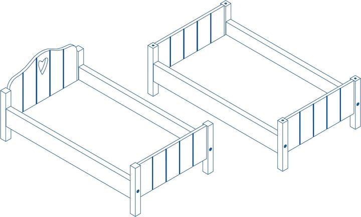 Actual product image Roba Doll bunk bed