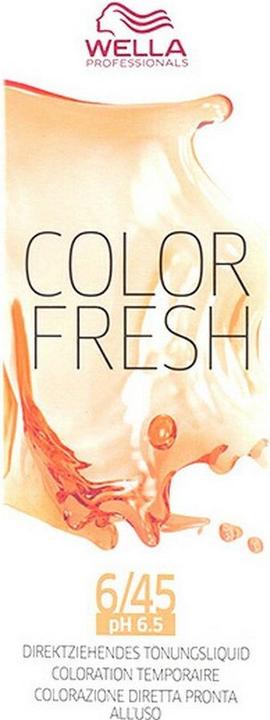 Actual product image Wella Color Fresh Acid (6/45 dark blond red-mahogany)