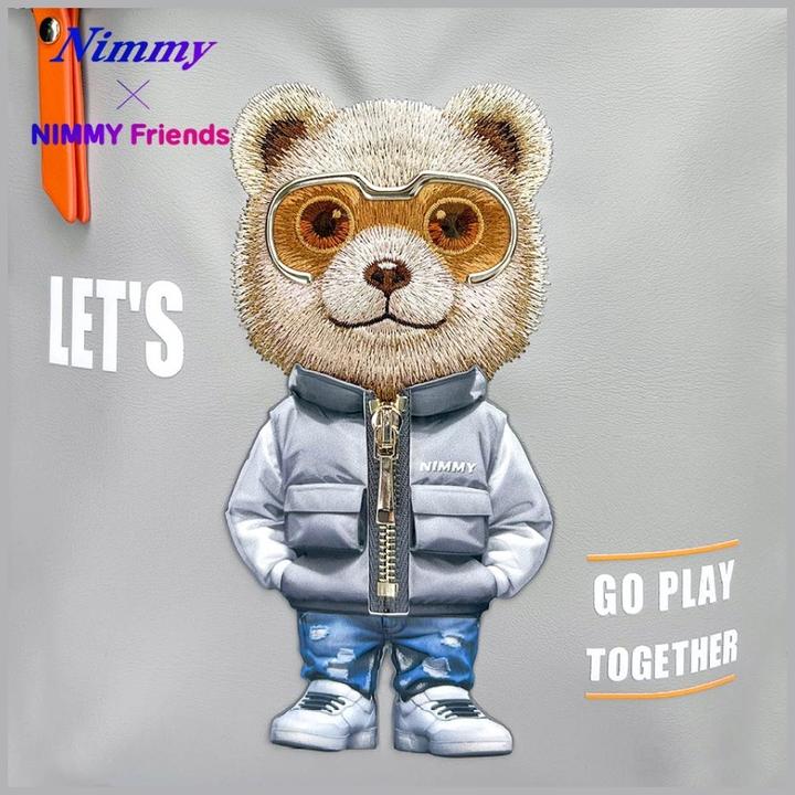 Image du produit Nimmy Cool&Cute 2.0 Bear laptop backpack grey