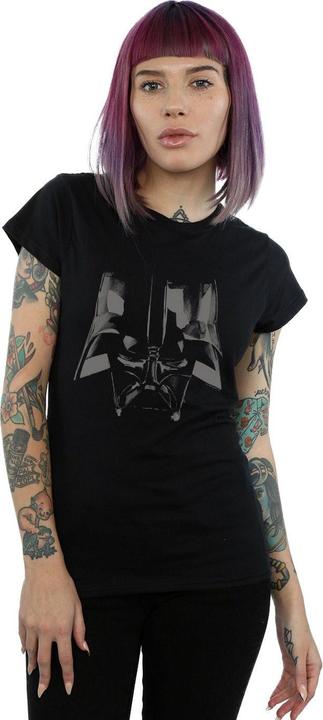 Actual product image Star Wars Womens/Ladies Darth Vader Helmet Cotton T-Shirt (XXL)