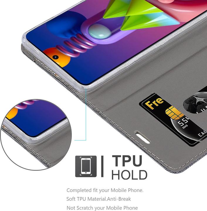 Image du produit Cadorabo Couverture look jeans Book (Samsung Galaxy M51)