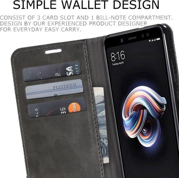 Immagine prodotto MU Classic Copertura in pelle/tessuto bicolore (Xiaomi Redmi Note 5 Pro)