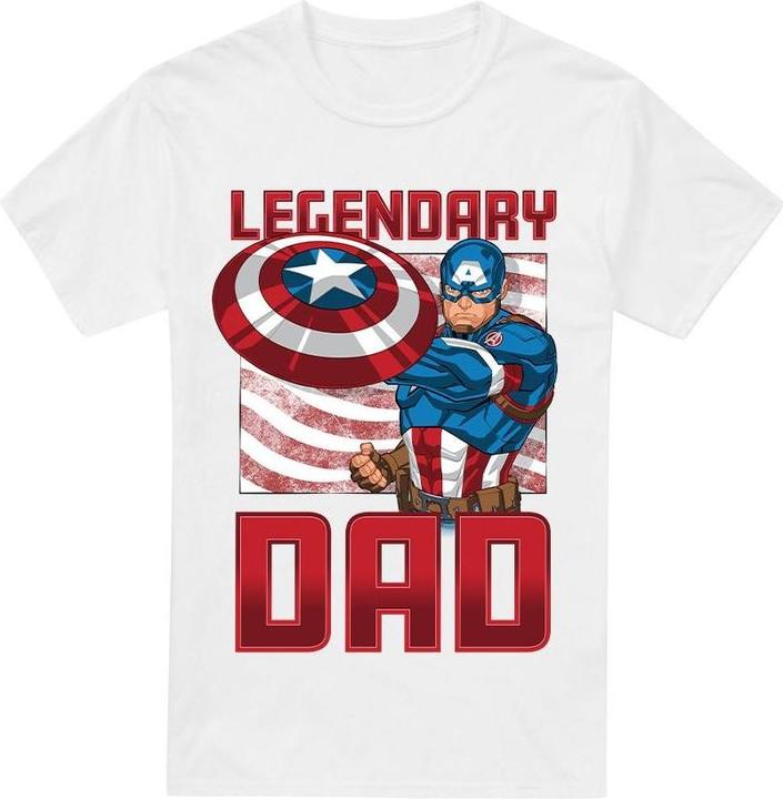 Produktbild Captain America Legendary Dad TShirt (M)