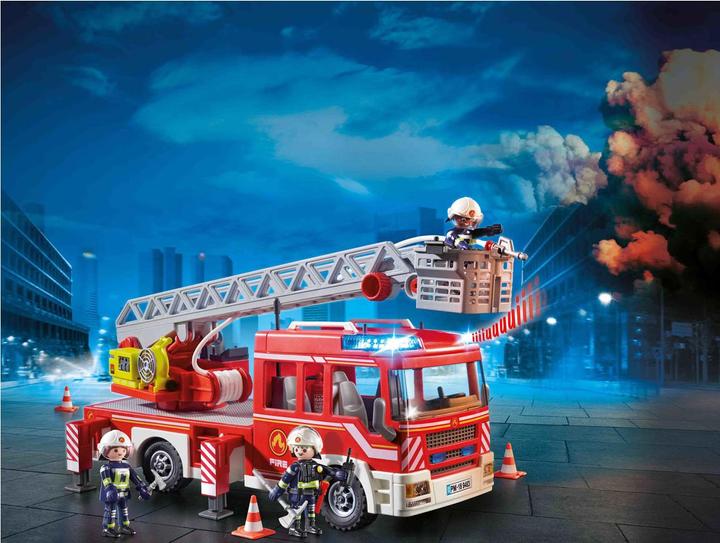 Produktbild Playmobil Feuerwehr-Leiterfahrzeug (9463, Playmobil City Action)