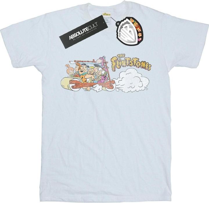 Produktbild The Flintstones Family Car Distressed TShirt (S)