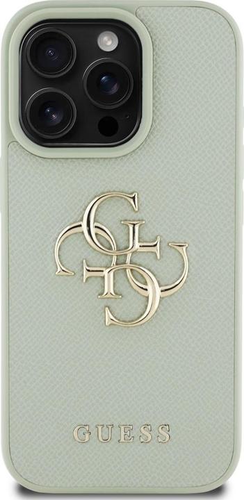 Image du produit Guess Hardcase PU Grained Big 4G and Classic Logo Case for iPhone 16 Pro 6,3" Green (Apple iPhone 16 Pro)
