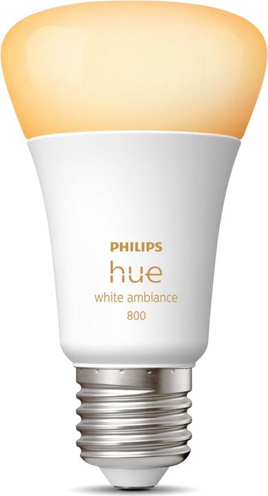 Image du produit Philips Hue Hue White Ambiance (E27, 6 W, 570 lm, 1 x, F)