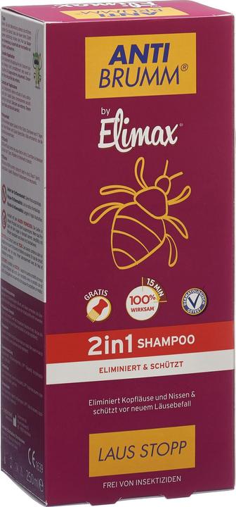 Anti-Brumm Laus Stopp 2 in 1 (250 ml, Läuse Shampoo)