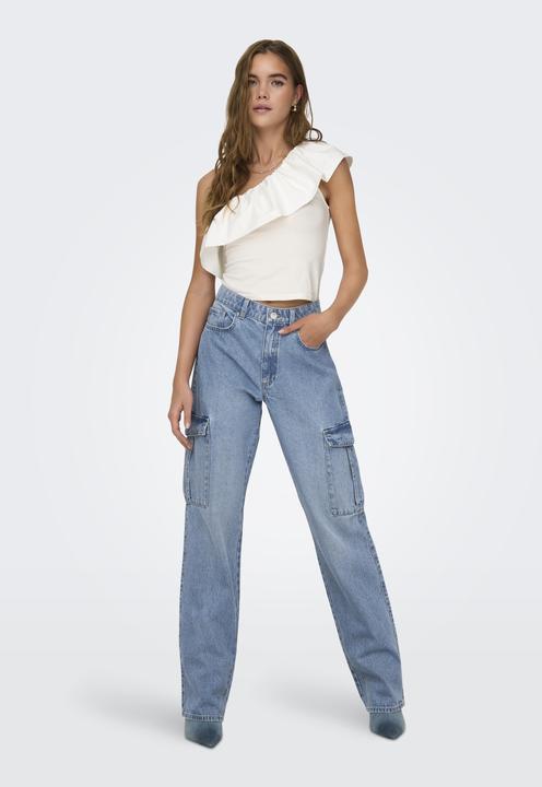 Produktbild Only Gerade geschnitten Hohe Taille Jeans Straight-Fit jeans (W29/L32)