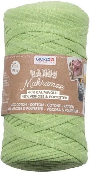 Actual product image Glorex Wool macramé bands 250 g, green (125 m)