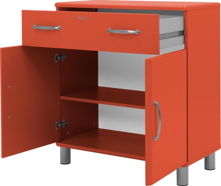 Produktbild tenzo Malibu Schrank Metall/Holzwerkstoff 86x41x92 cm (86 x 41 x 92 cm)
