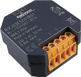 Eldat RXJ03E5001B01-23K Easywave 868 MHz 230V cascadable flush-mounted repeater