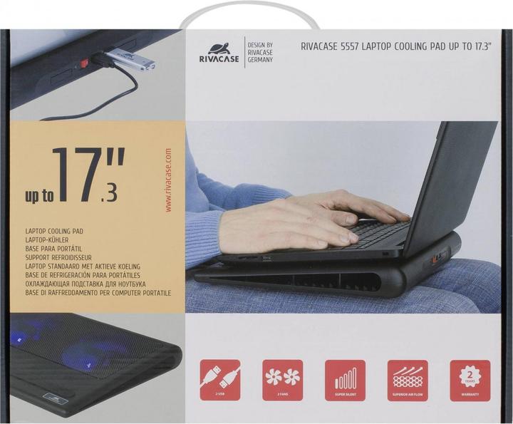 Immagine prodotto Rivacase 5557 pad di raffreddamento fino a 17,3