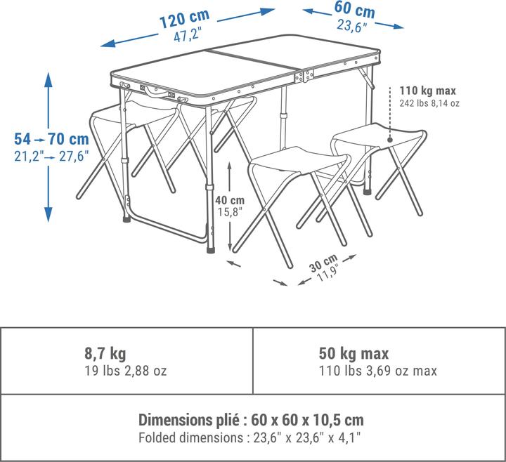 Image du produit Quechua Tableau De Camping