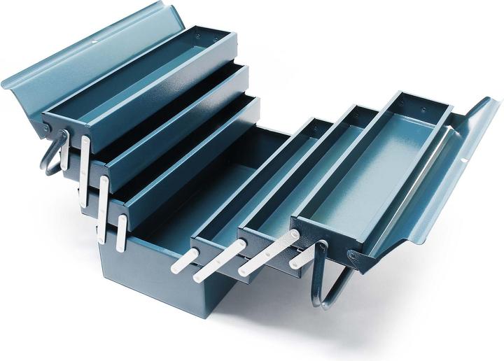 Immagine prodotto Wiltec Cassetta degli attrezzi 530x200x250mm 7 scomparti cassetta degli attrezzi cassetta degli attrezzi
