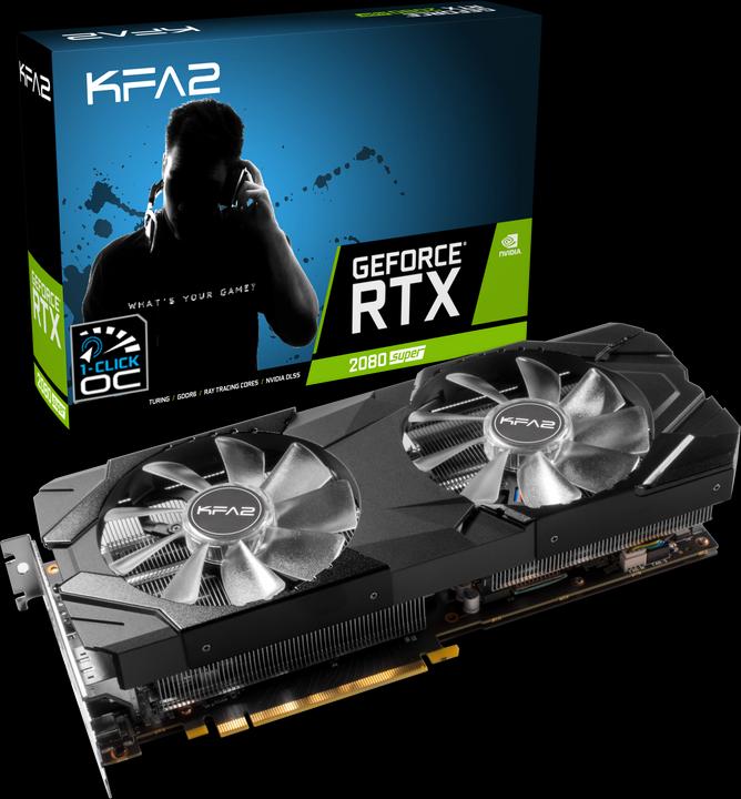 Actual product image KFA2 GeForce RTX 2080 Super EX OC (8 GB)