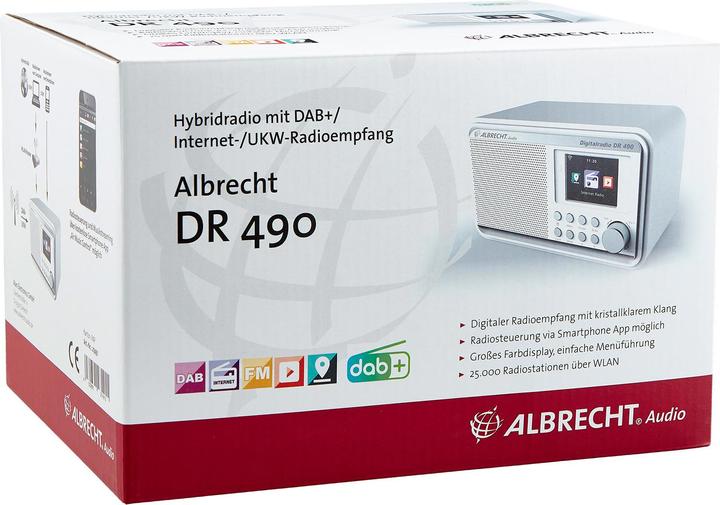 Immagine prodotto Albrecht DR 490 (Web radio, DAB, WiFi)