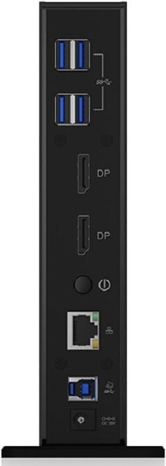 Immagine prodotto Icy Box Ib-Dk2242ac (USB-B, 6 Porti)