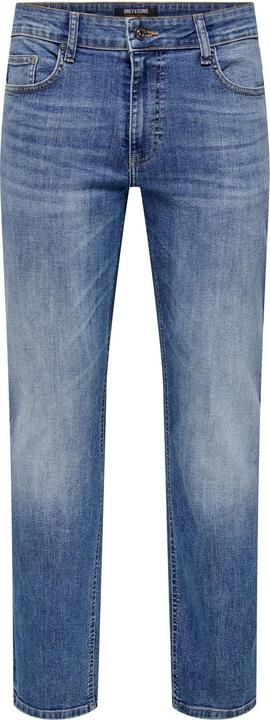 Denim bleu moyen