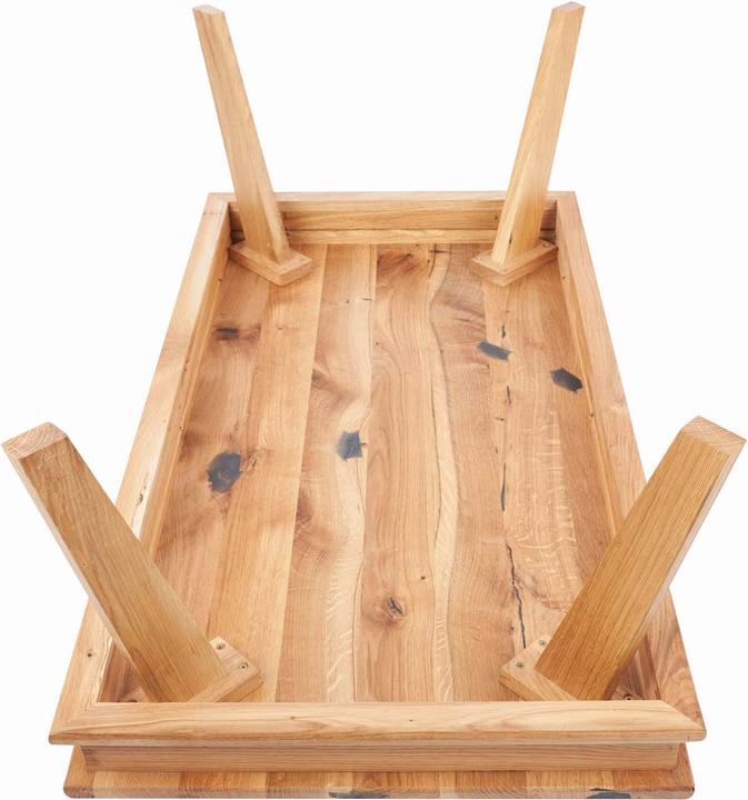 Produktbild Bhp Couchtisch Eiche rustikal geölt (110 x 60 x 38 cm)