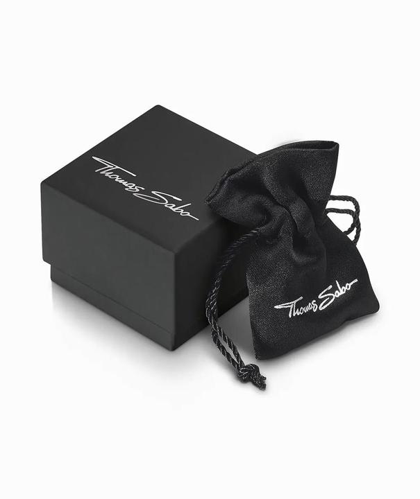 Produktbild Thomas Sabo Creolen mit eckiger Form (750 Gelbgold Vergoldung, 925 Sterlingsilber)