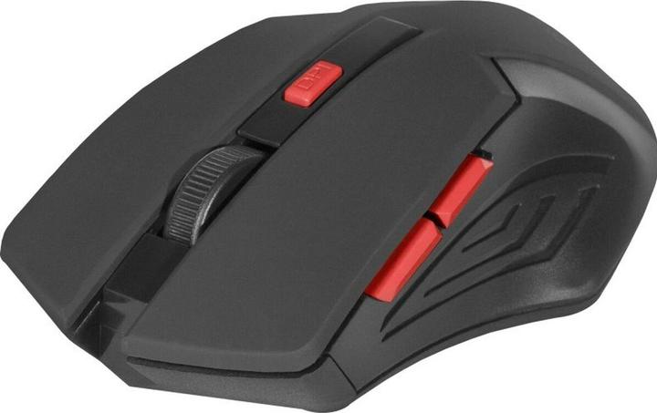 Produktbild Defender MAUS ACCURA MM-275 RF SCHWARZ UND ROT OPTICAL 1600DPI 6P (Kabellos)
