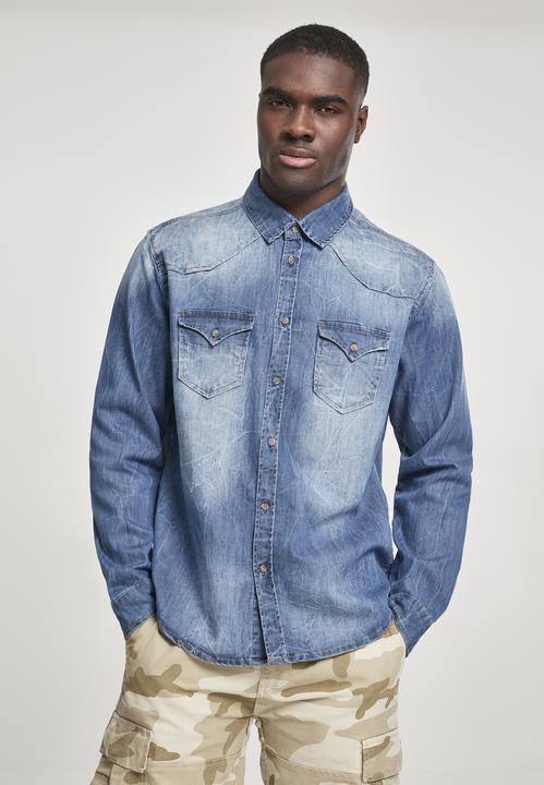 Actual product image Brandit Riley Denimshirt (S)