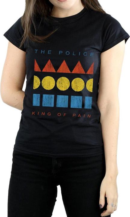 Actual product image The Police Womens/Ladies King Of Pain Cotton T-Shirt (XL)