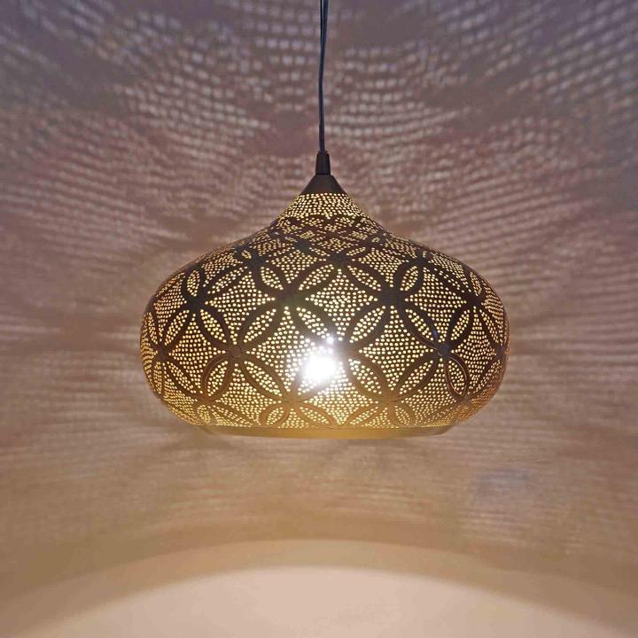 Actual product image Sweet Mint Oriental Lamp Potiki Flower (E27)