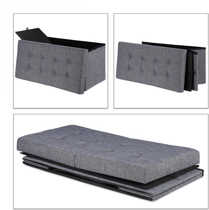 Image du produit Relaxdays Banquette avec espace, spacieuse (75.50 cm)