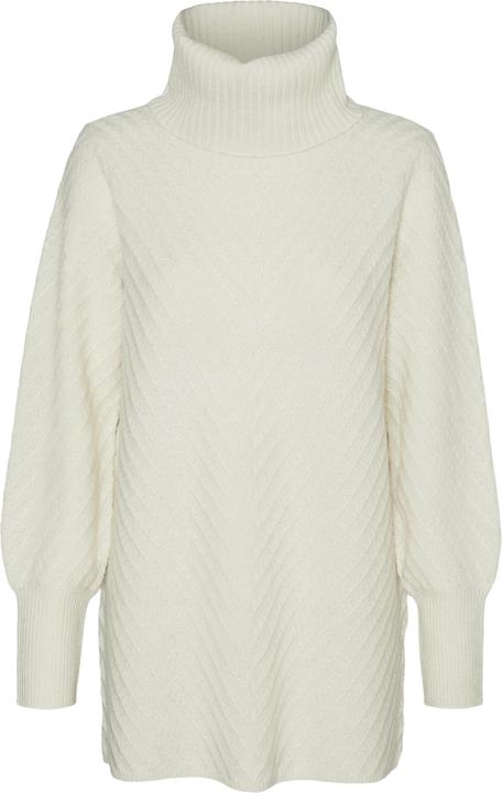 Vero Moda VMANJASTINNA LONG COWL PULLOVER GA EXC Strickpullover