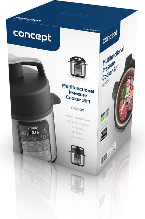 Image du produit Concept CK7000 multi cooker Black, Stainless steel