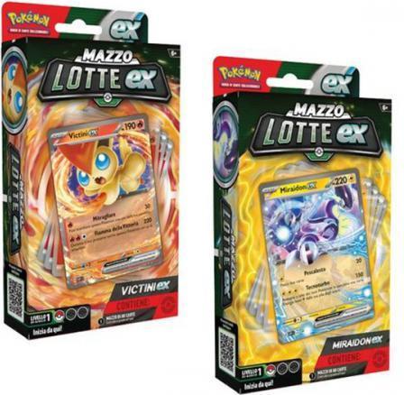 Immagine prodotto Pokémon Pokemon (mult.2) Mazzi Lotte Miraidon Ex e victini Ex (Pacchetto Booster)