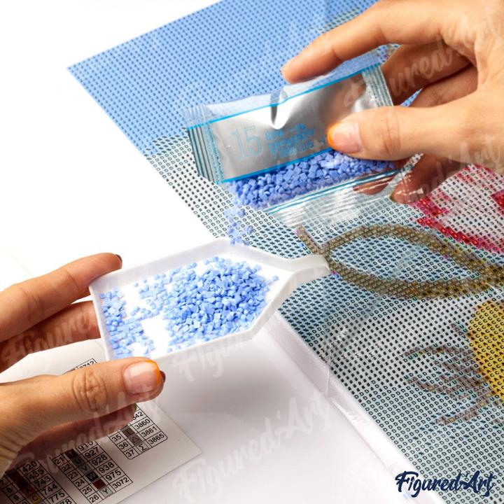 Image du produit Figured'Art Diamond Painting con Cornice - Van Gogh Notte Stellata sul Rodano