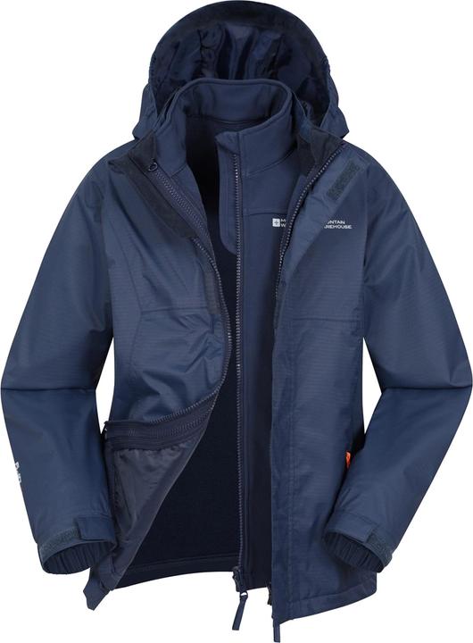 Immagine prodotto Mountain Warehouse Bracken Extreme Giacca Impermeabile 3 In 1 Bambini (128)