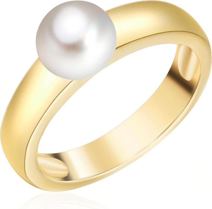 Produktbild Valero Pearls Damen Sterling Silber Süsswasser-Zuchtperle gelbgold - 2194 (50, 925 Silber)