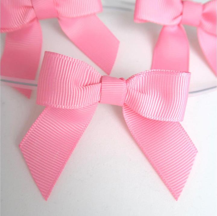 Immagine prodotto Cut my Cookies Verschluss mit Schleife 10 Stück, Rosa, Material: Draht (10 x)
